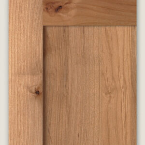 Sample cut of natural knotty alder door