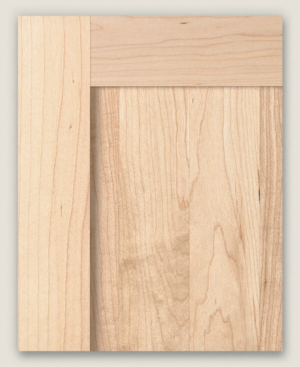 Sample cut of natural maple door