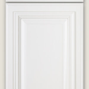 Easton door featuring drawer door style (top) and cabinet door style (bottom)