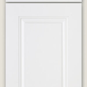 Lincoln door featuring drawer door style (top) and cabinet door style (bottom)