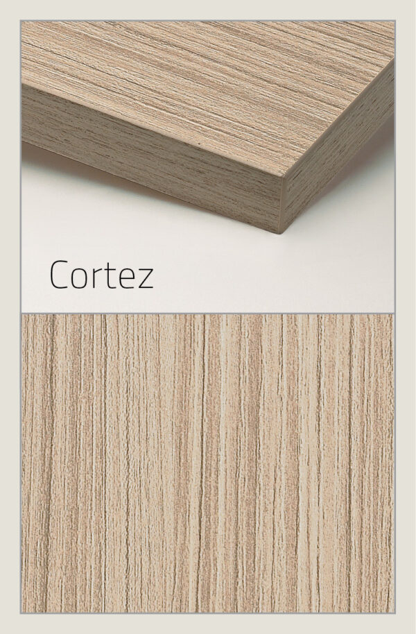 Linea cortez made of melamine a premium engineered material showcase wood grain detailing