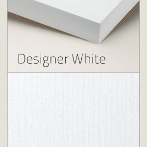 Linea designer white made of melamine a premium engineered material showcase vertical wood grain detailing