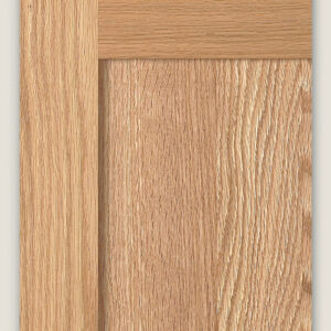 Sample cut of natural white oak door