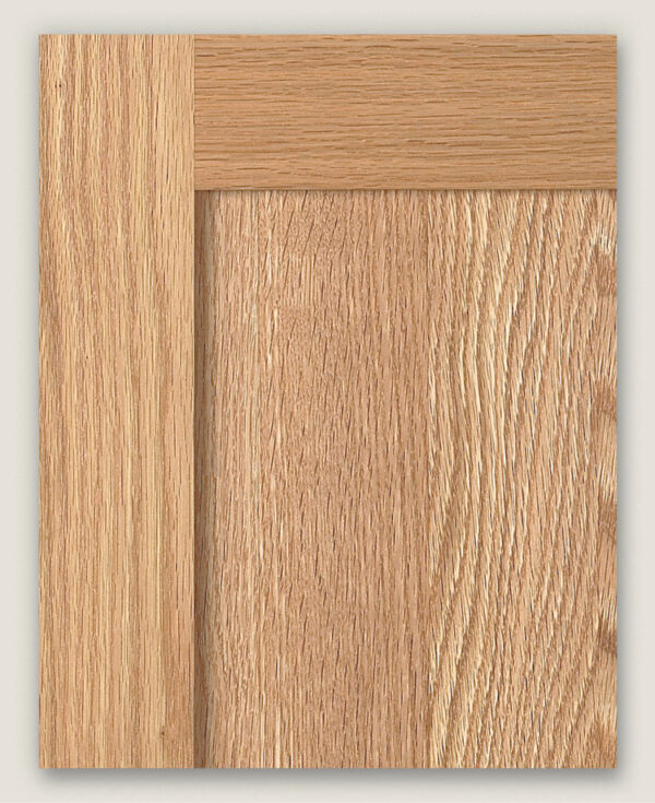 Sample cut of natural white oak door