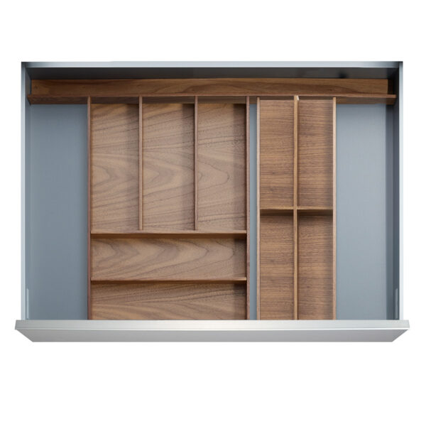 Walnut drawer accessories in the style straightline Philadelphia