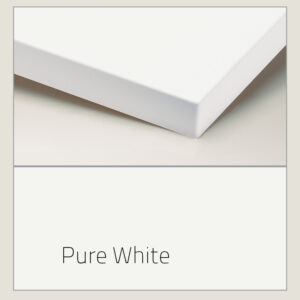 Suede UV Stabilized top hardcoat in the shade pure white