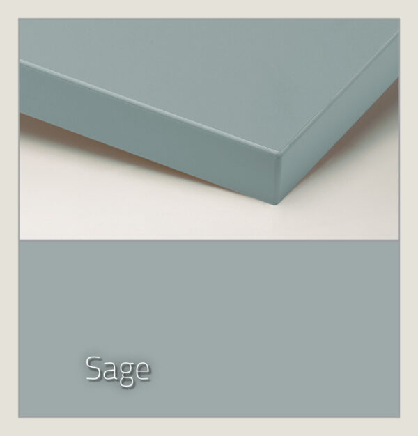 Suede UV Stabilized top hardcoat in the shade sage