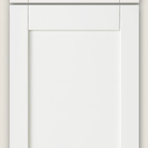 Tescott door featuring drawer door style (top) and cabinet door style (bottom)